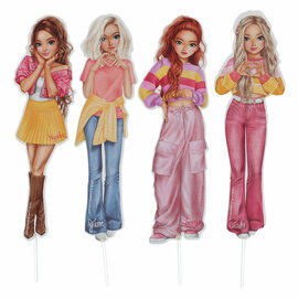 TOPModel Cake Toppers - 4st.