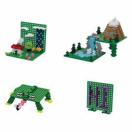 Plus-Plus Bouwplaat Groen, 2st.