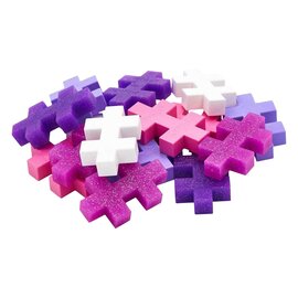 Plus-Plus BIG Tube Glitter Bouwset - 15st.