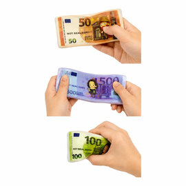 Squeeze Euro Geld Bankbiljetten