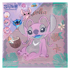 Stitch & Angel Diamond Painting Canvas XL - 29x29cm